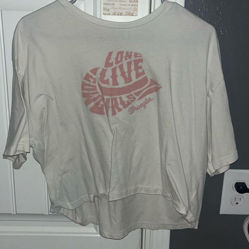 Crop wrangler shirt